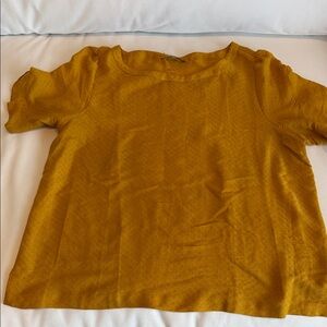 LOFT Mustard Blouse